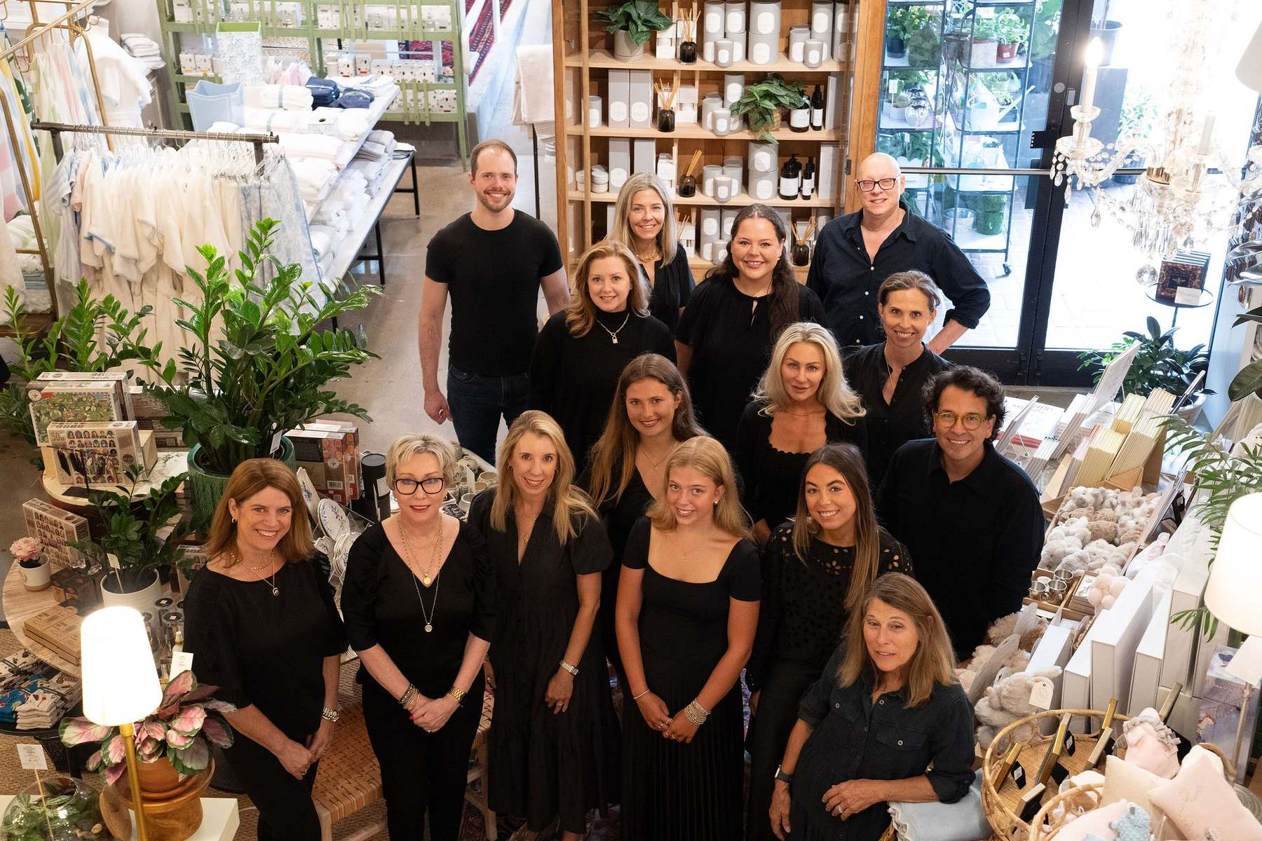 The Ash Blue team inside their Nashville, Tennessee shop.