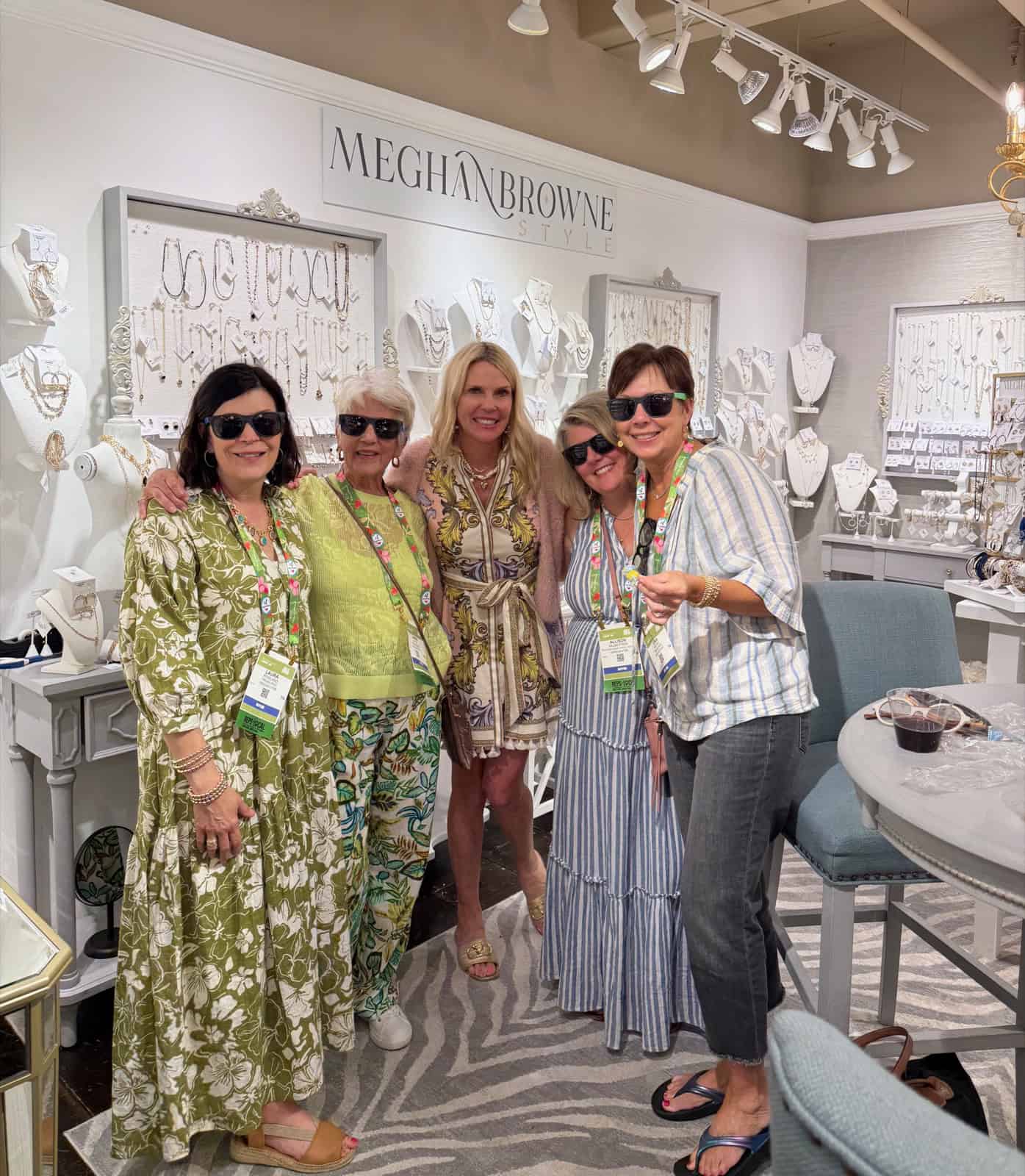 Meghan Browne with the Treasures team from Winchester, Tennessee in the Tango Showroom, 2025